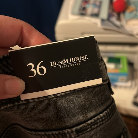 Denham house size 36,32, black distressed jeans for men - Picture 6 of 9